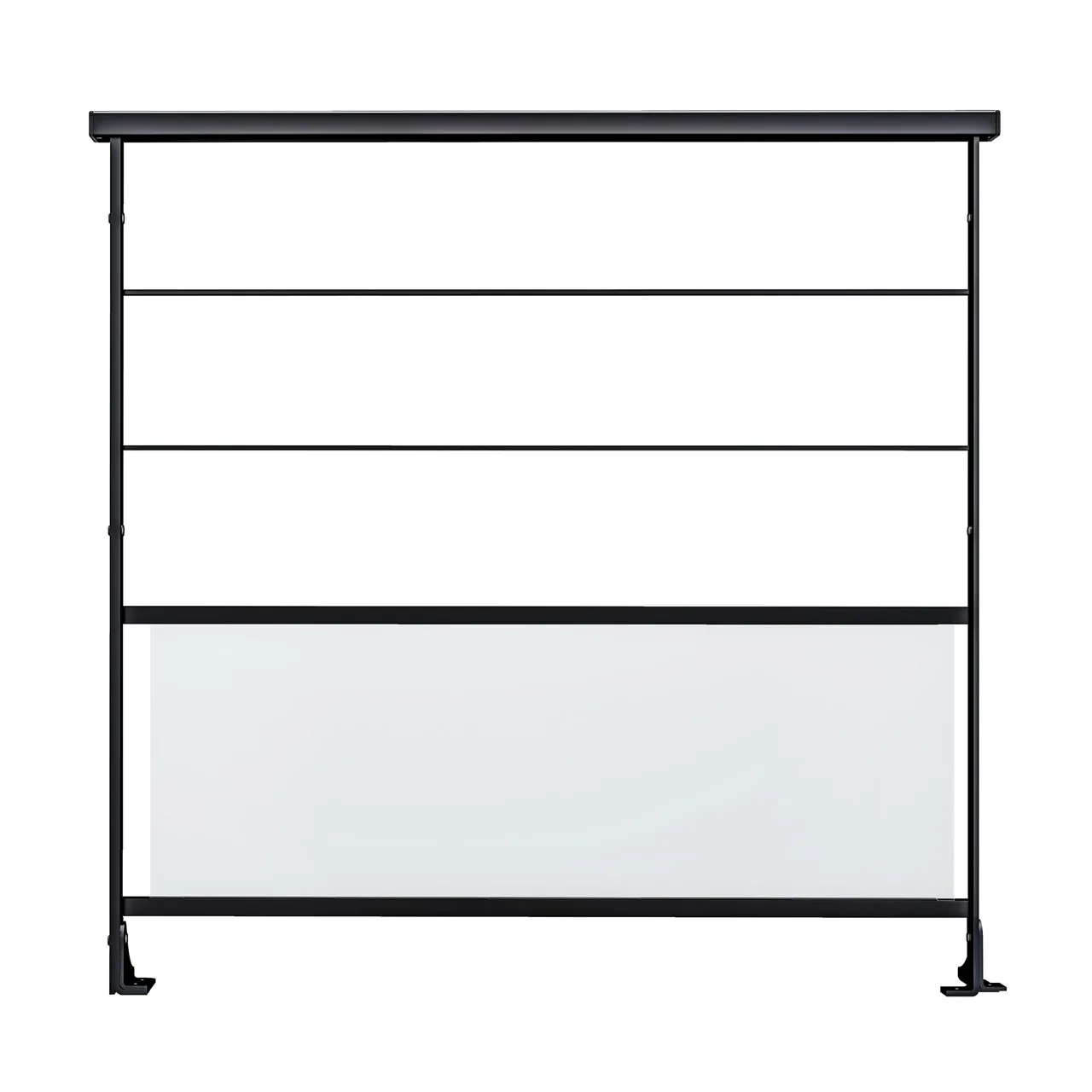 Image 3D d'une ballustrade sur fond blanc